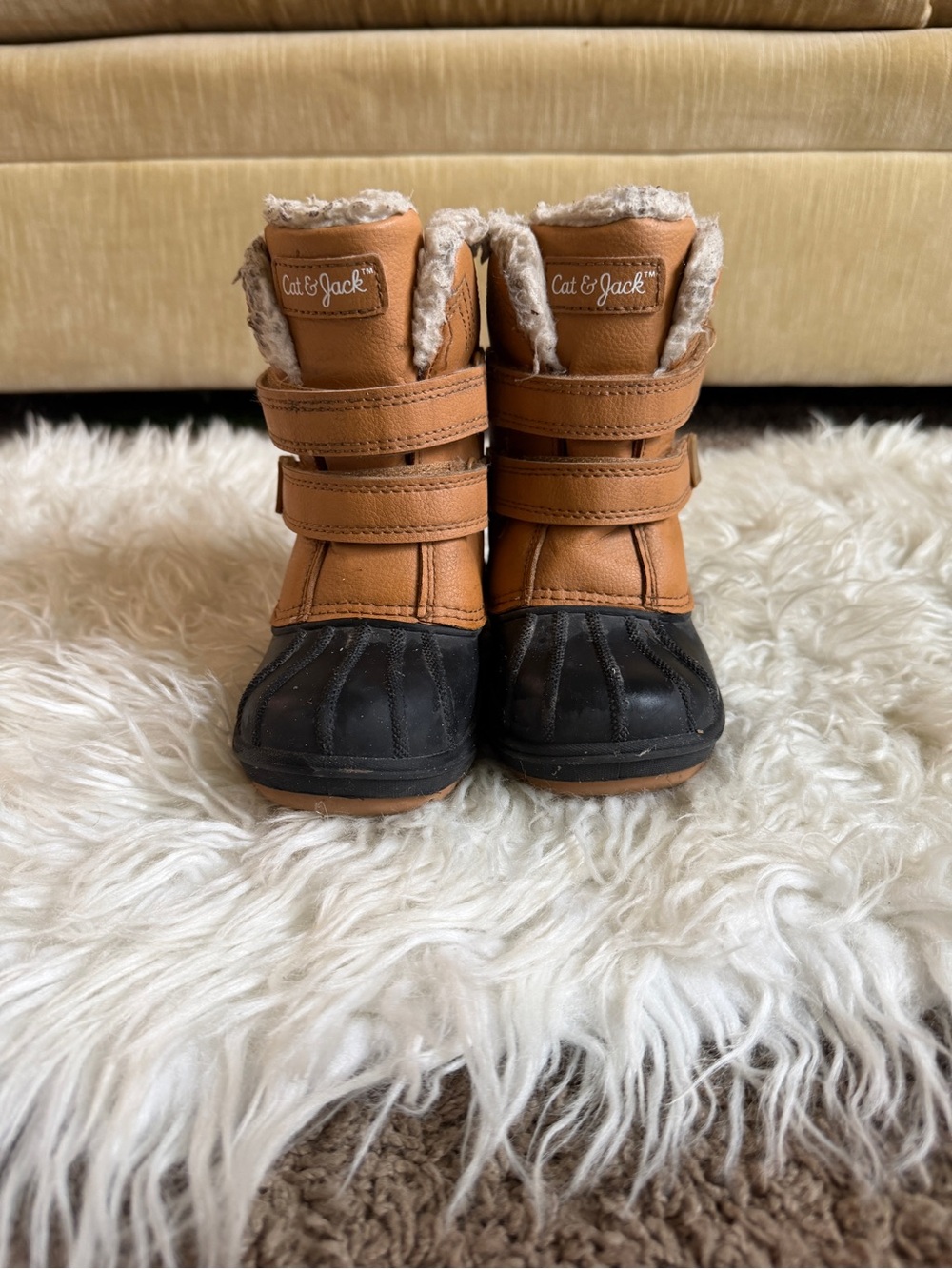 Kids Toddler Winter Brown Boots